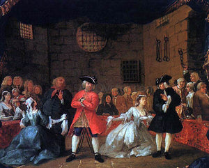  William Hogarth A Scene from the Beggar's Opera - Art Print