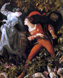  Daniel Maclise A Scene from 'Undine' (detail) - Art Print