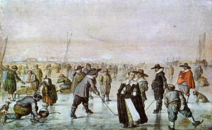  Hendrick Avercamp Scene on the Ice - Art Print