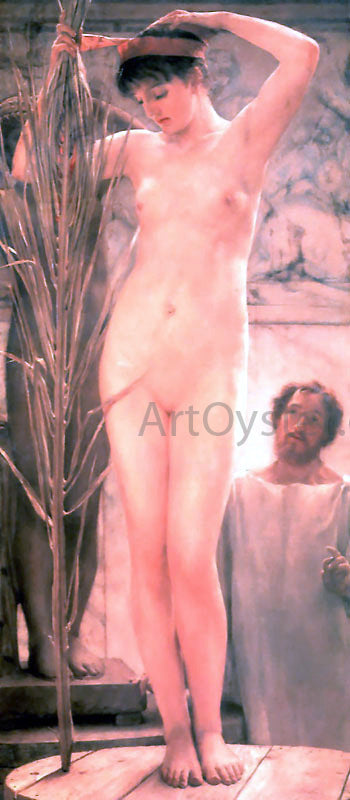  Sir Lawrence Alma-Tadema A Sculptor's Model (also known as Venus Esquilina) - Art Print