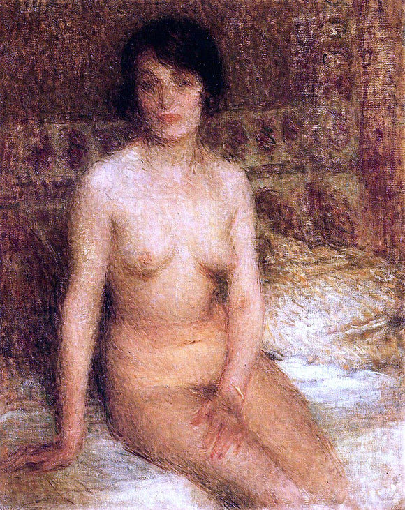  Ernest-Joseph Laurent A Seated Nude - Art Print