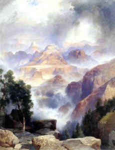  Thomas Moran A Showery Day, Grand Canyon - Art Print