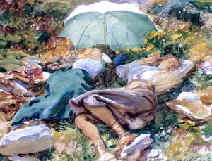  John Singer Sargent A Siesta - Art Print