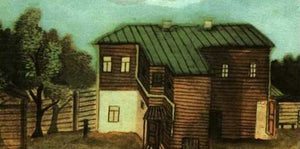  Pavel Filonov A Small House in Moscow - Art Print