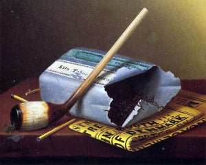  William Michael Harnett A Smoke Backstage - Art Print
