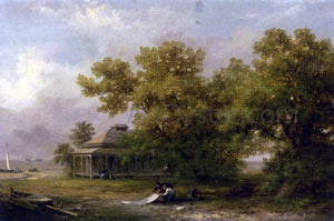  Xanthus Russell Smith A South Carolina Coastal Scene - Art Print