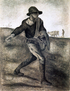  Vincent Van Gogh Sower (after Millet) - Art Print