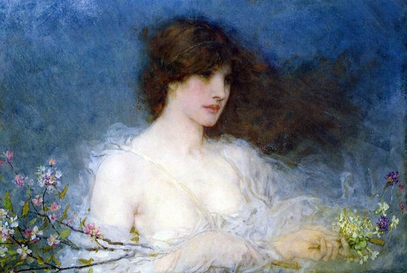  George Henry Boughton A Spring Idyll - Art Print