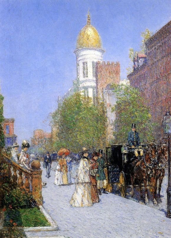  Frederick Childe Hassam A Spring Morning - Art Print