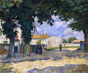  Henri Lebasque A Square in Monterain - Art Print