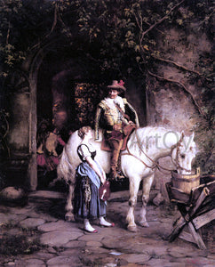  Emil Rau A Stop at the Tavern - Art Print