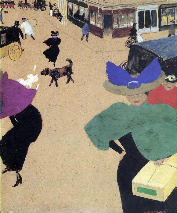  Felix Vallotton Street (also known as Street Corner) - Art Print