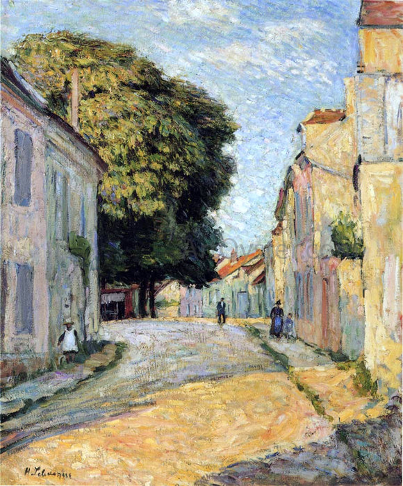  Henri Lebasque A street in Montevrain - Art Print