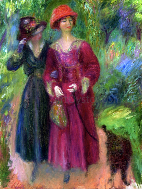  William James Glackens A Stroll in the Park - Art Print