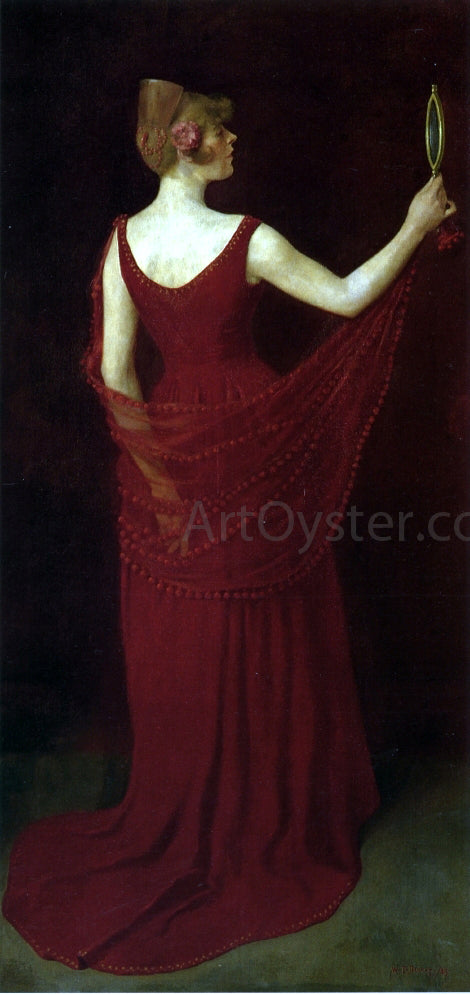  William Turner Dannat A Study in Red - Art Print