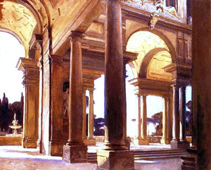  John Singer Sargent A Study of Architecture, Florence - Art Print