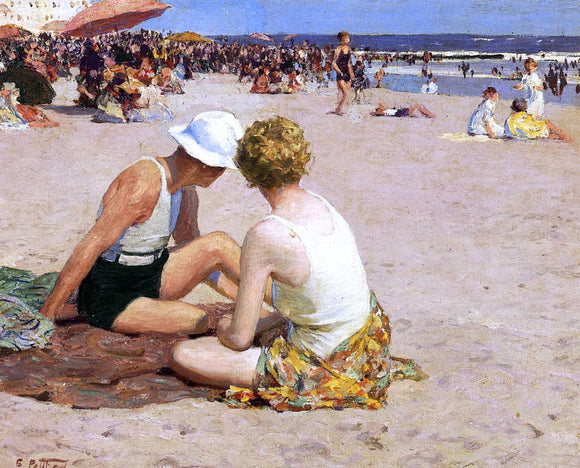  Edward Potthast A Summer Vacation - Art Print