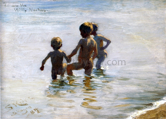  Peder Severin Kroyer A Summer's Day at Skagen South Beach - Art Print