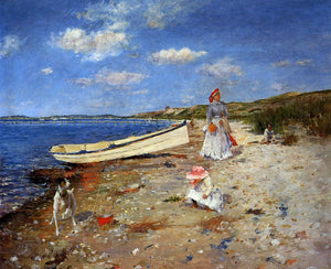  William Merritt Chase A Sunny Day at Shinnecock Bay - Art Print