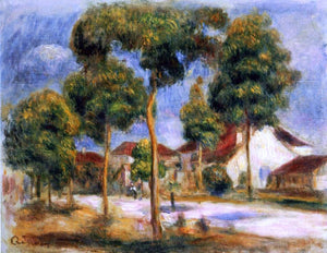  Pierre Auguste Renoir A Sunny Street - Art Print