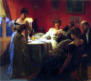  Julius LeBlanc Stewart A Supper Party - Art Print