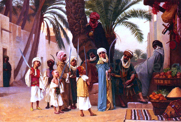  Gustave Rodolphe Boulanger Tale of 1001 Nights - Art Print
