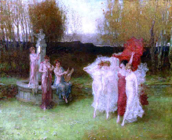  George Henry Boughton A Tanagraean Pastoral - Art Print