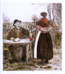  Jean-Francois Raffaelli Toast to Good Times - Art Print