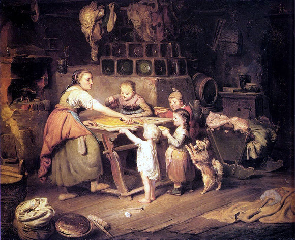  Hermann Werner A Treat For The Children - Art Print