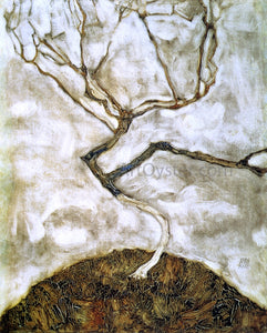  Egon Schiele A Tree in Late Autumn - Art Print
