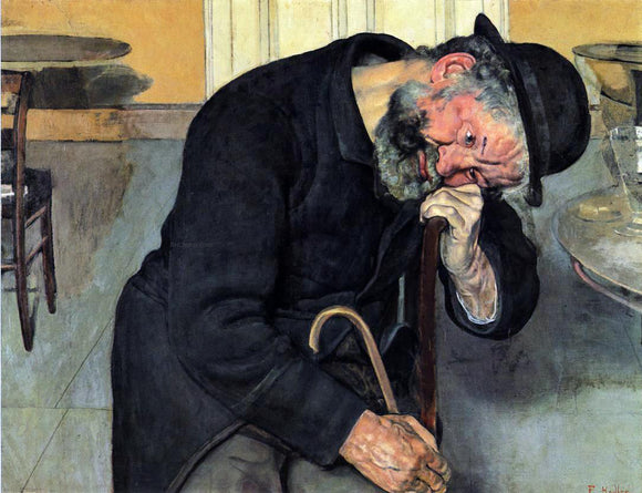  Ferdinand Hodler A Troubled Soul - Art Print