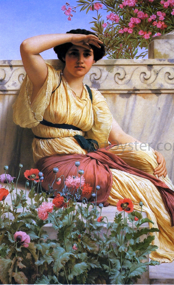  John William Godward A Tryst - Art Print