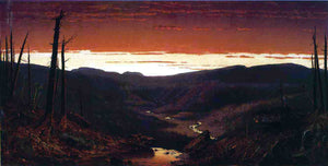  Sanford Robinson Gifford A Twilight in the Catskills - Art Print