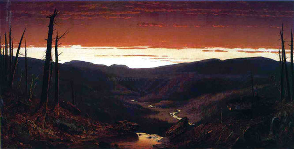  Sanford Robinson Gifford A Twilight in the Catskills - Art Print