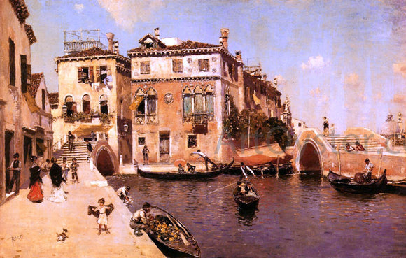  Martin Rico Y Ortega A Venetian Afternoon - Art Print