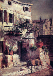  John Twachtman A Venetian Scene - Art Print