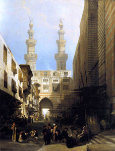  David Roberts A View in Cairo - Art Print