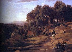  Jean-Baptiste-Camille Corot A View near Colterra - Art Print