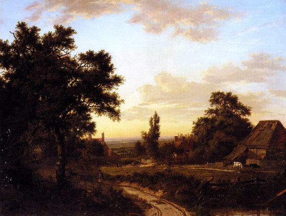  Patrick Nasmyth View Of Addington, Surrey, With The Shirley Mills Beyond - Art Print
