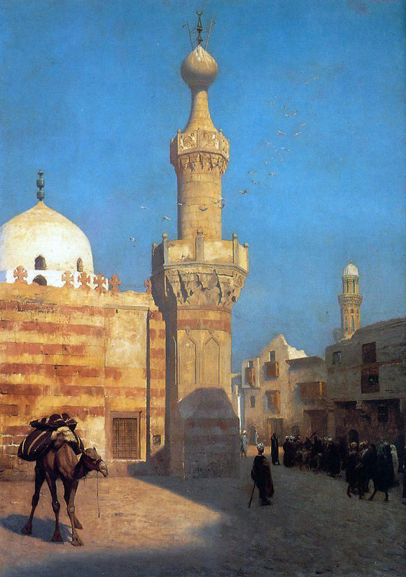  Jean-Leon Gerome A View of Cairo - Art Print