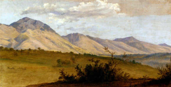  Florian Grospietsch A View Of Monte Serone And Monte Ernici - Art Print