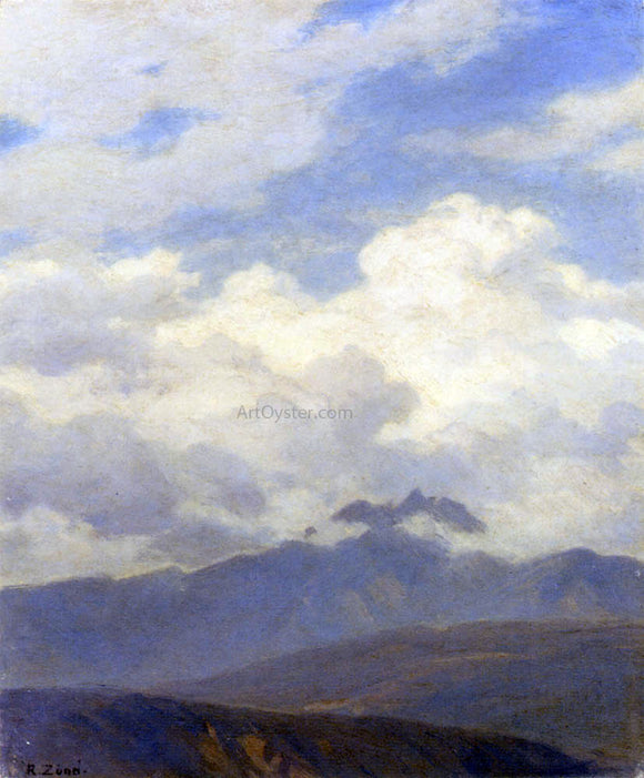  Robert Zund A View Of Mount Pilatus - Art Print