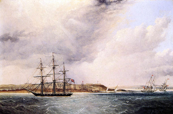  James E Buttersworth A View of Nassau in the Bahamas, West Indies - Art Print