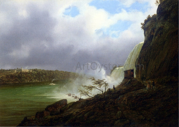  Ferdinand Richardt A View of Niagara Falls - Art Print