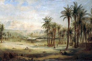  Edward Lear A view of Philae - Art Print