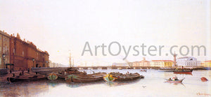  Piotr Petrovitch Weretshchagin A View of St. Petersburg - Art Print