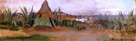  Maurice Bompard A View of Tangiers - Art Print