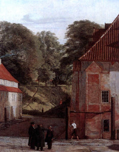  Christen Schiellerup Kobke A View of the Square in the Kastel Looking Towards the Ramparts - Art Print