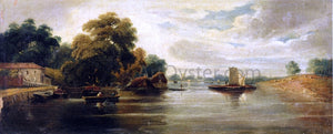  John Varley View of the Thames Looking Towards Battersea - Art Print