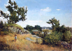  Willard Leroy Metcalf A View of the Village - Art Print